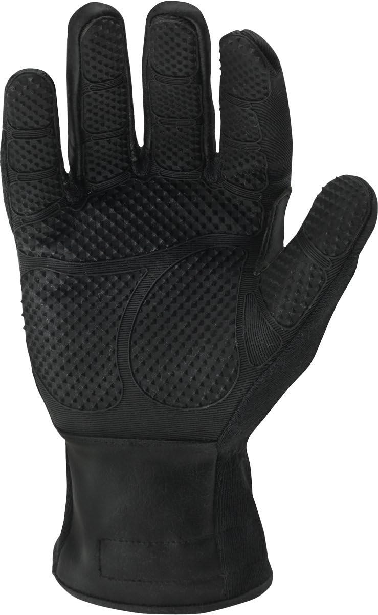 Ironclad HEATWORX HEAVY DUTY; Heat Resistant Gloves, Silicone-Palm, Rated up to 600°F (315 °C) Kevlar-Liner and Shell, (1 Pair), Black