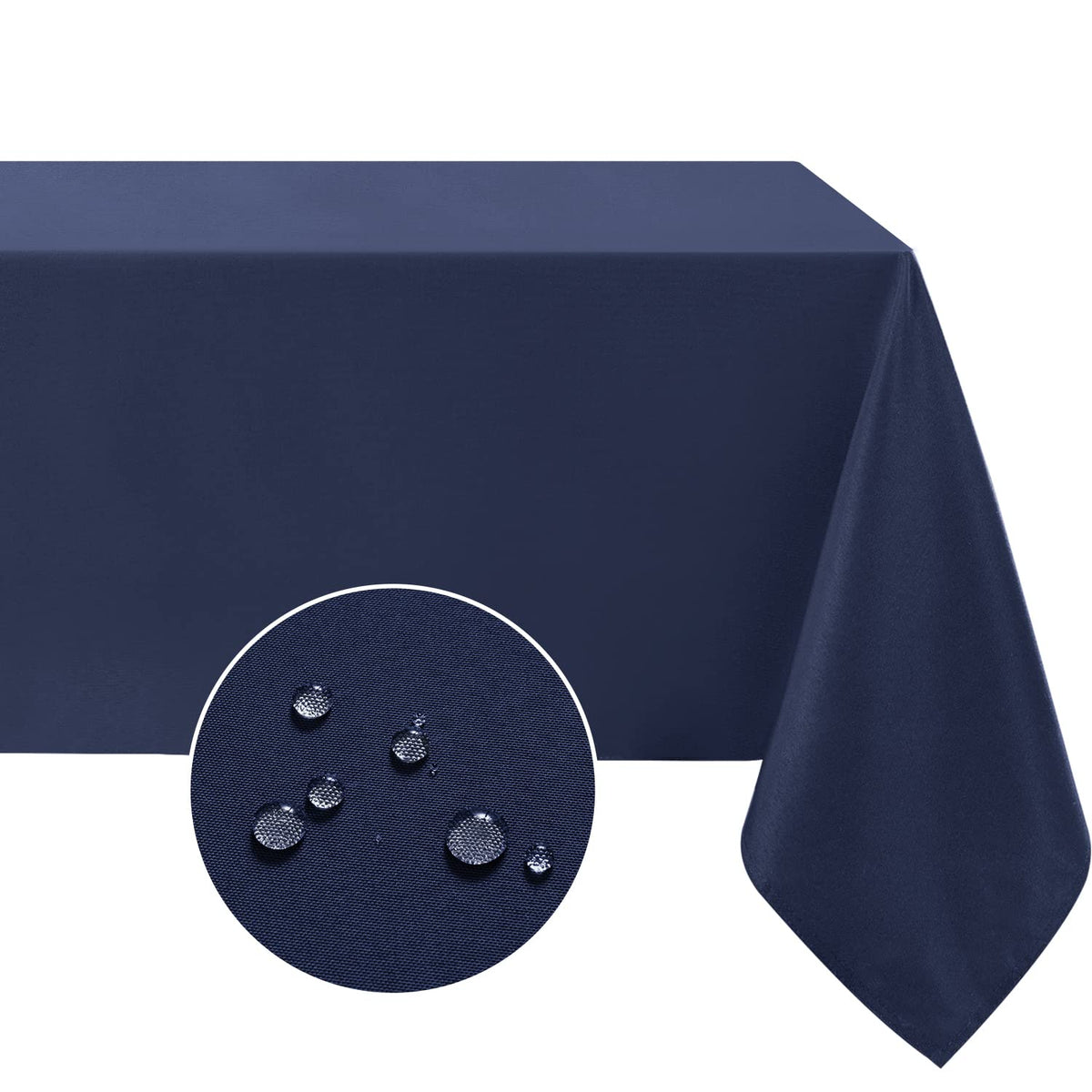 Softalker Orange Tablecloth Rectangle, 60 x 84 Inch