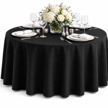 AK TRADING CO. 60 x 102-Inch Rectangular Polyester Tablecloth - Made in USA - Wrinkle-Resistant, Flame Retardant, Durable Party Table Cover, Banquet Tablecloth, Wedding Table Cover - Orange