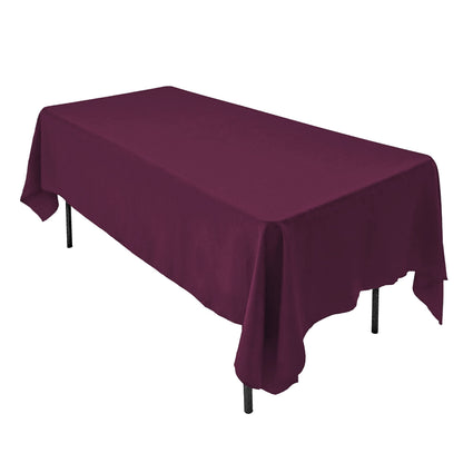 AK TRADING CO. 60 x 102-Inch Rectangular Polyester Tablecloth - Made in USA - Wrinkle-Resistant, Flame Retardant, Durable Party Table Cover, Banquet Tablecloth, Wedding Table Cover - Orange