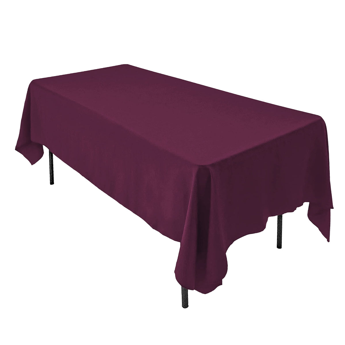 AK TRADING CO. 60 x 102-Inch Rectangular Polyester Tablecloth - Made in USA - Wrinkle-Resistant, Flame Retardant, Durable Party Table Cover, Banquet Tablecloth, Wedding Table Cover - Orange