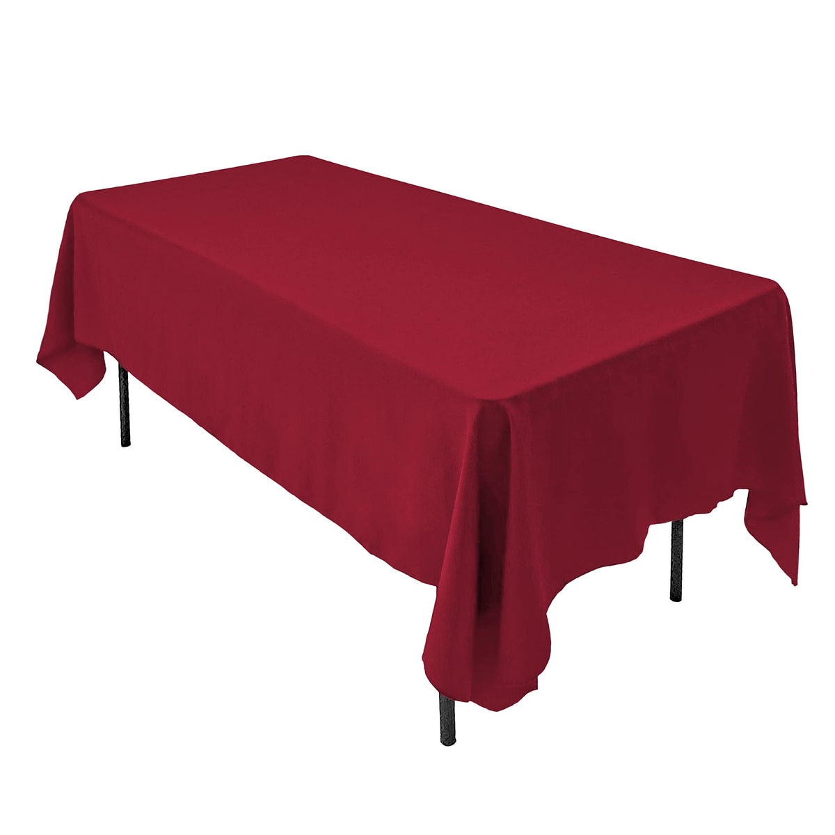AK TRADING CO. 60 x 102-Inch Rectangular Polyester Tablecloth - Made in USA - Wrinkle-Resistant, Flame Retardant, Durable Party Table Cover, Banquet Tablecloth, Wedding Table Cover - Orange
