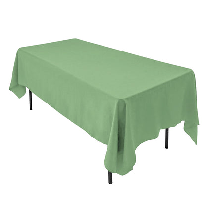 AK TRADING CO. 60 x 102-Inch Rectangular Polyester Tablecloth - Made in USA - Wrinkle-Resistant, Flame Retardant, Durable Party Table Cover, Banquet Tablecloth, Wedding Table Cover - Orange