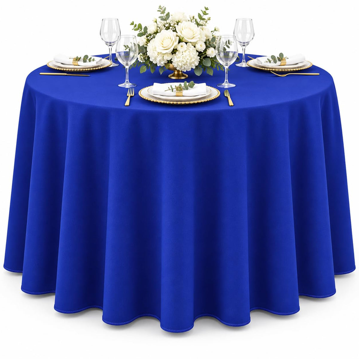AK TRADING CO. 60 x 102-Inch Rectangular Polyester Tablecloth - Made in USA - Wrinkle-Resistant, Flame Retardant, Durable Party Table Cover, Banquet Tablecloth, Wedding Table Cover - Orange