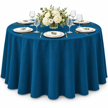 AK TRADING CO. 60 x 102-Inch Rectangular Polyester Tablecloth - Made in USA - Wrinkle-Resistant, Flame Retardant, Durable Party Table Cover, Banquet Tablecloth, Wedding Table Cover - Orange