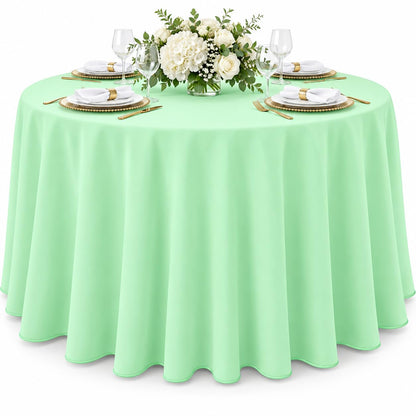 AK TRADING CO. 60 x 102-Inch Rectangular Polyester Tablecloth - Made in USA - Wrinkle-Resistant, Flame Retardant, Durable Party Table Cover, Banquet Tablecloth, Wedding Table Cover - Orange