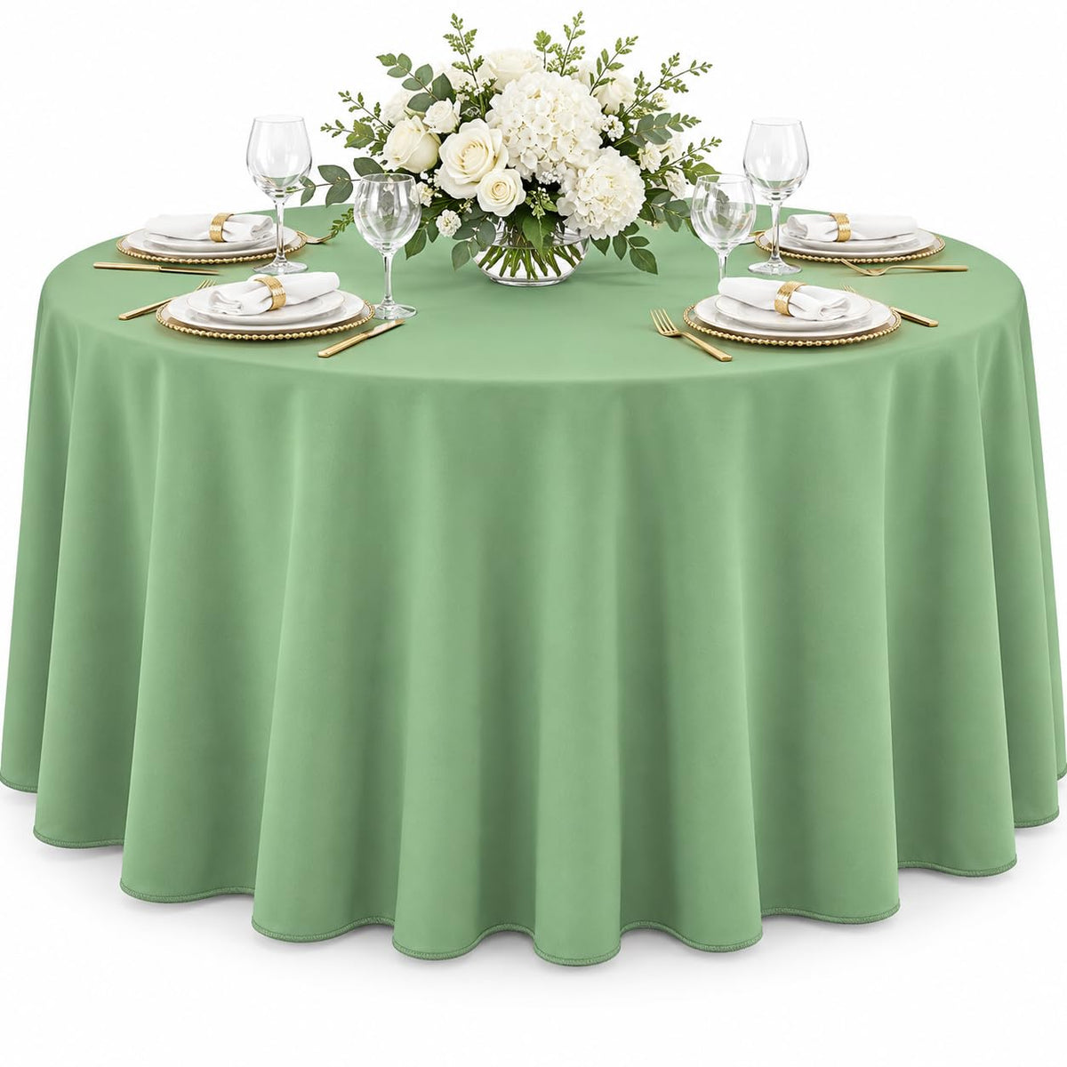 AK TRADING CO. 60 x 102-Inch Rectangular Polyester Tablecloth - Made in USA - Wrinkle-Resistant, Flame Retardant, Durable Party Table Cover, Banquet Tablecloth, Wedding Table Cover - Orange