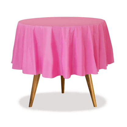 Party Dimensions White Disposable Plastic Tablecloth for Rectangle Tables (12 Pack) Table Cloths for Parties, Events & Weddings, Indoors Outdoors, 54 x 108 inches, Plastic Table Cover