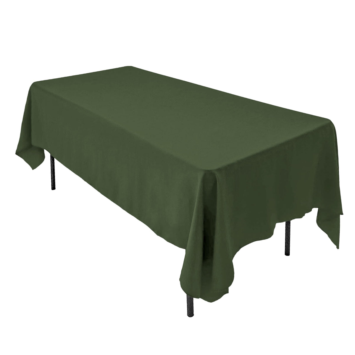 AK TRADING CO. 60 x 102-Inch Rectangular Polyester Tablecloth - Made in USA - Wrinkle-Resistant, Flame Retardant, Durable Party Table Cover, Banquet Tablecloth, Wedding Table Cover - Orange