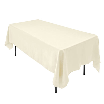 AK TRADING CO. 60 x 102-Inch Rectangular Polyester Tablecloth - Made in USA - Wrinkle-Resistant, Flame Retardant, Durable Party Table Cover, Banquet Tablecloth, Wedding Table Cover - Orange