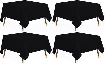 Utopia Kitchen Rectangle Table Cloth 2 Pack [60x102 Inches, Hunter Green]