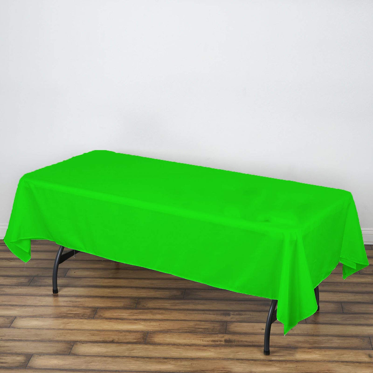 AK TRADING CO. 60 x 102-Inch Rectangular Polyester Tablecloth - Made in USA - Wrinkle-Resistant, Flame Retardant, Durable Party Table Cover, Banquet Tablecloth, Wedding Table Cover - Orange