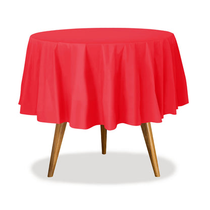 Party Dimensions White Disposable Plastic Tablecloth for Rectangle Tables (12 Pack) Table Cloths for Parties, Events & Weddings, Indoors Outdoors, 54 x 108 inches, Plastic Table Cover