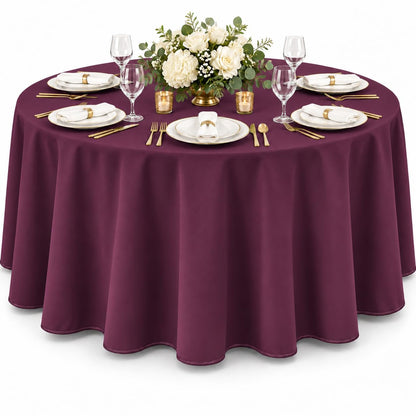 AK TRADING CO. 60 x 102-Inch Rectangular Polyester Tablecloth - Made in USA - Wrinkle-Resistant, Flame Retardant, Durable Party Table Cover, Banquet Tablecloth, Wedding Table Cover - Orange