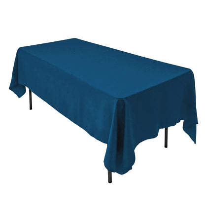 AK TRADING CO. 60 x 102-Inch Rectangular Polyester Tablecloth - Made in USA - Wrinkle-Resistant, Flame Retardant, Durable Party Table Cover, Banquet Tablecloth, Wedding Table Cover - Orange