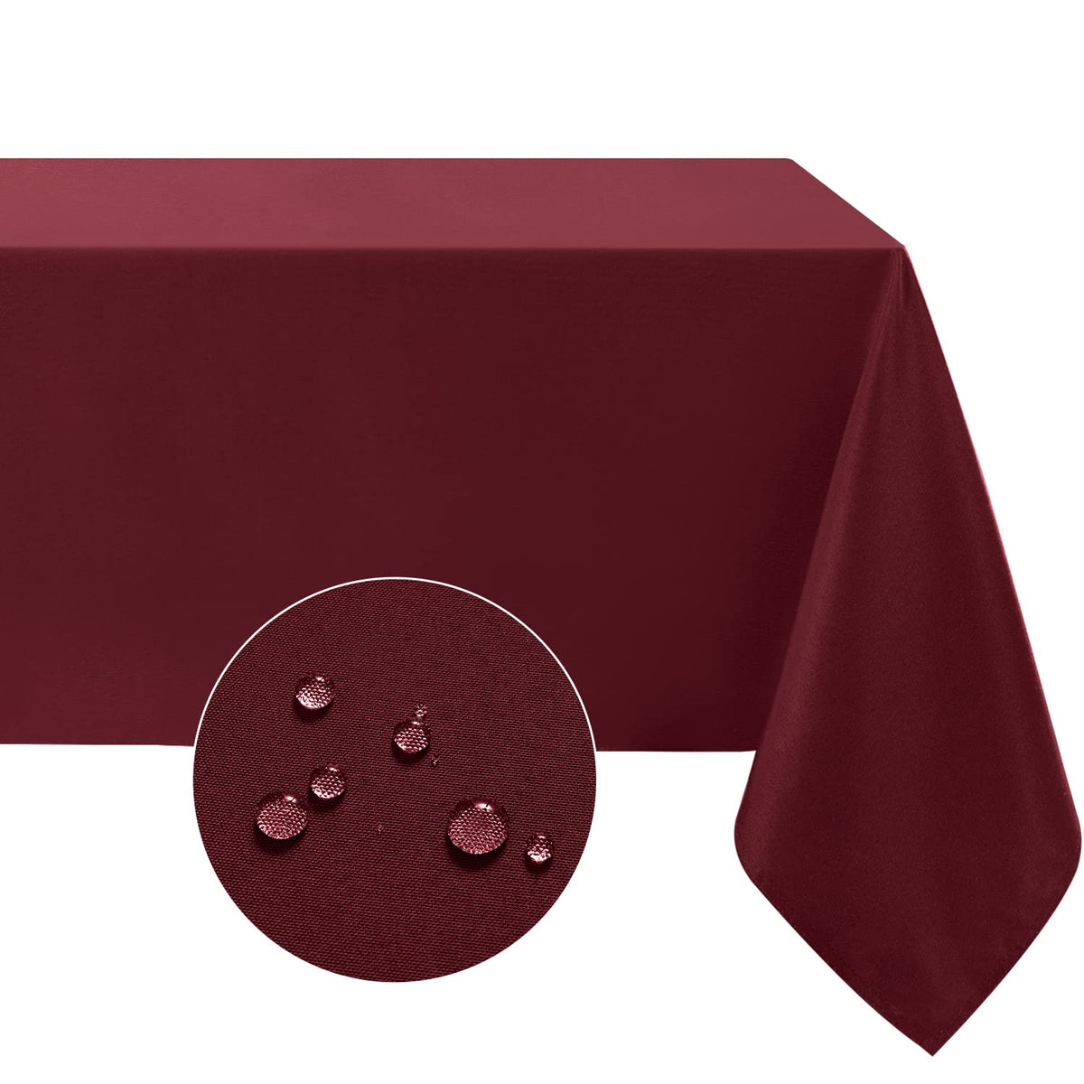 Softalker Orange Tablecloth Rectangle, 60 x 84 Inch