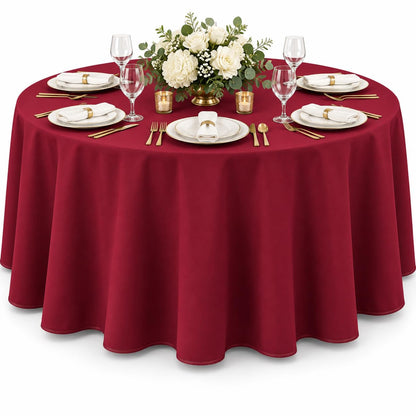 AK TRADING CO. 60 x 102-Inch Rectangular Polyester Tablecloth - Made in USA - Wrinkle-Resistant, Flame Retardant, Durable Party Table Cover, Banquet Tablecloth, Wedding Table Cover - Orange