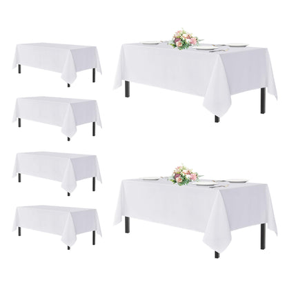 sancua Rectangle Tablecloth, 60 x 84 Inch, Black