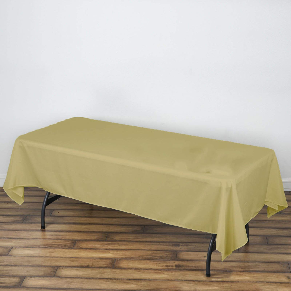 AK TRADING CO. 60 x 102-Inch Rectangular Polyester Tablecloth - Made in USA - Wrinkle-Resistant, Flame Retardant, Durable Party Table Cover, Banquet Tablecloth, Wedding Table Cover - Orange