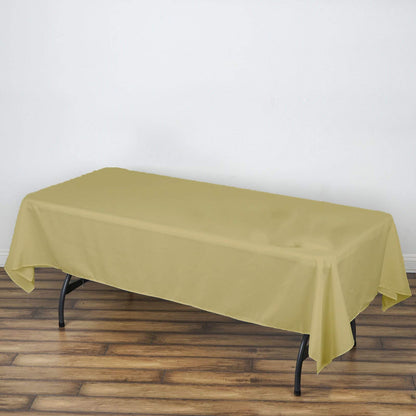 AK TRADING CO. 60 x 102-Inch Rectangular Polyester Tablecloth - Made in USA - Wrinkle-Resistant, Flame Retardant, Durable Party Table Cover, Banquet Tablecloth, Wedding Table Cover - Orange