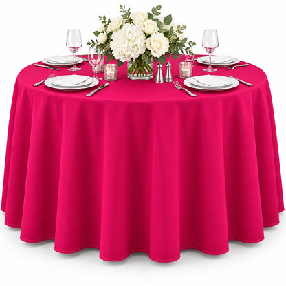 AK TRADING CO. 60 x 102-Inch Rectangular Polyester Tablecloth - Made in USA - Wrinkle-Resistant, Flame Retardant, Durable Party Table Cover, Banquet Tablecloth, Wedding Table Cover - Orange