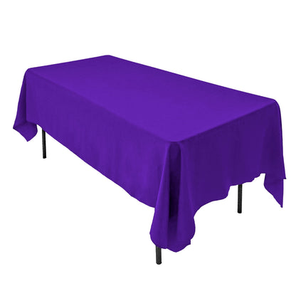 AK TRADING CO. 60 x 102-Inch Rectangular Polyester Tablecloth - Made in USA - Wrinkle-Resistant, Flame Retardant, Durable Party Table Cover, Banquet Tablecloth, Wedding Table Cover - Orange