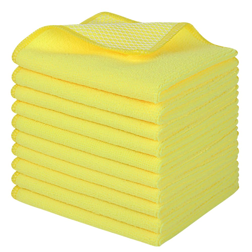 SINLAND Dish Cloth for Washing Dishes Kitchen Washcloth Cleaning Cloth