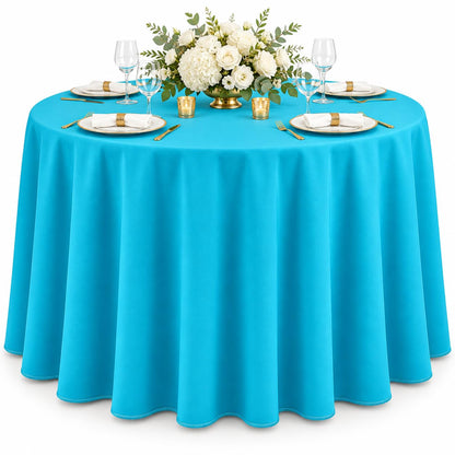 AK TRADING CO. 60 x 102-Inch Rectangular Polyester Tablecloth - Made in USA - Wrinkle-Resistant, Flame Retardant, Durable Party Table Cover, Banquet Tablecloth, Wedding Table Cover - Orange