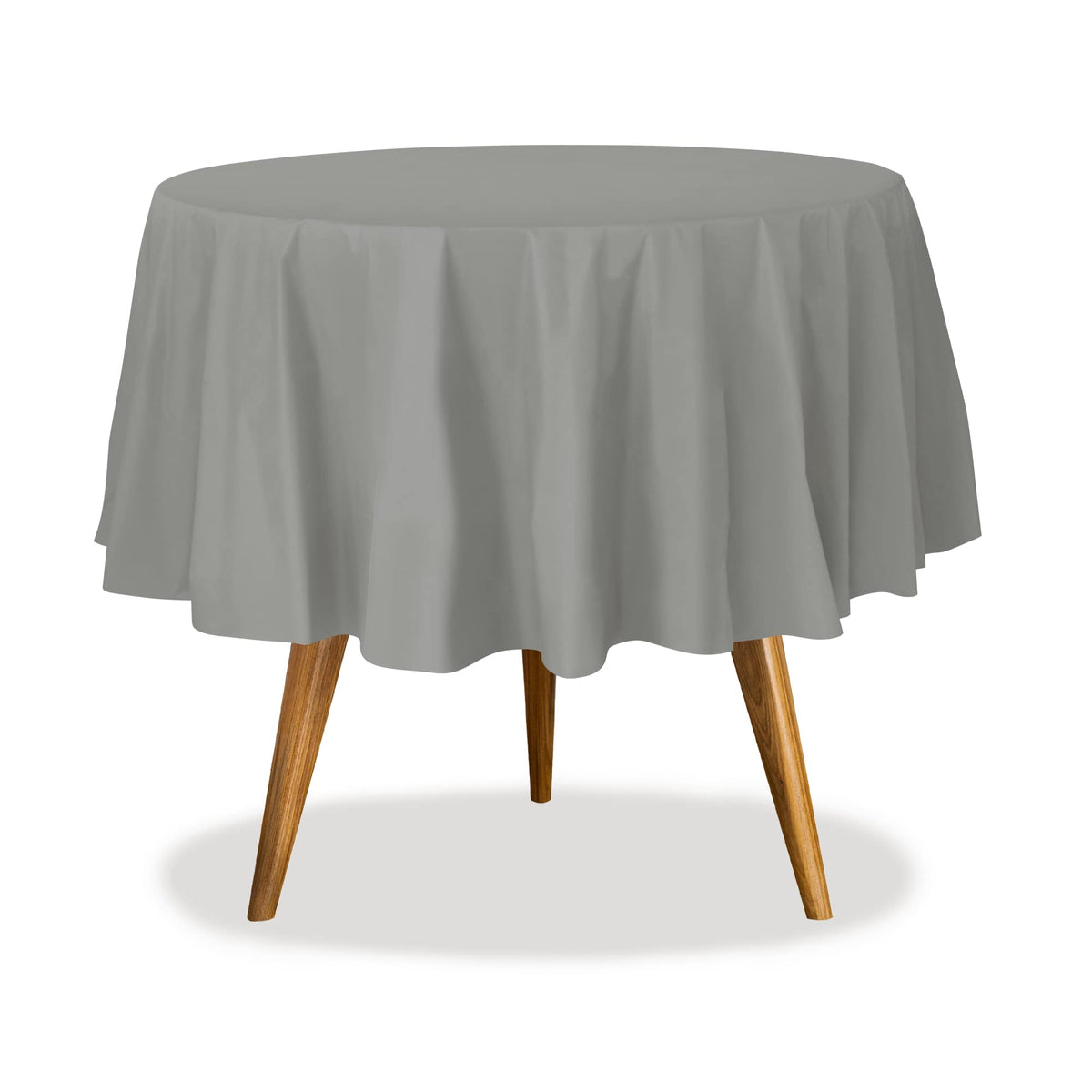 Party Dimensions White Disposable Plastic Tablecloth for Rectangle Tables (12 Pack) Table Cloths for Parties, Events & Weddings, Indoors Outdoors, 54 x 108 inches, Plastic Table Cover