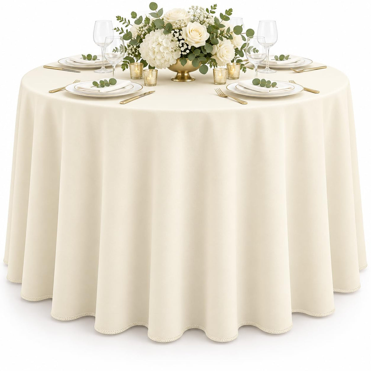 AK TRADING CO. 60 x 102-Inch Rectangular Polyester Tablecloth - Made in USA - Wrinkle-Resistant, Flame Retardant, Durable Party Table Cover, Banquet Tablecloth, Wedding Table Cover - Orange