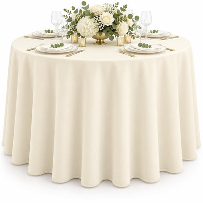 AK TRADING CO. 60 x 102-Inch Rectangular Polyester Tablecloth - Made in USA - Wrinkle-Resistant, Flame Retardant, Durable Party Table Cover, Banquet Tablecloth, Wedding Table Cover - Orange