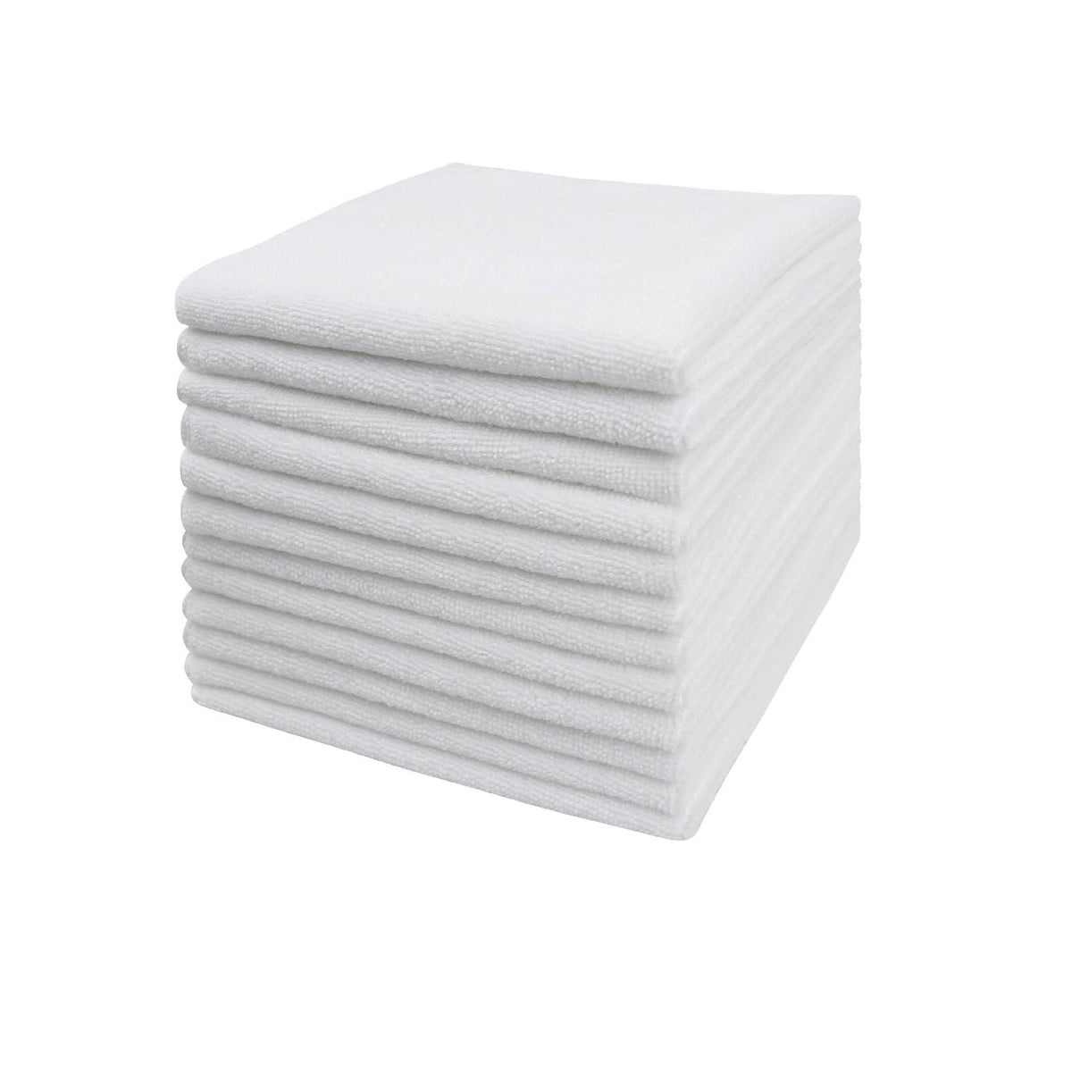 Tricol Clean Microfiber Cleaning Cloth, 16in*16in, 12 Pack Ultra-Thick Cleaning Rags, Super Absorbent, Lint Free & Streak Free Cleaning Towels for Car, House, Kitchen, Office