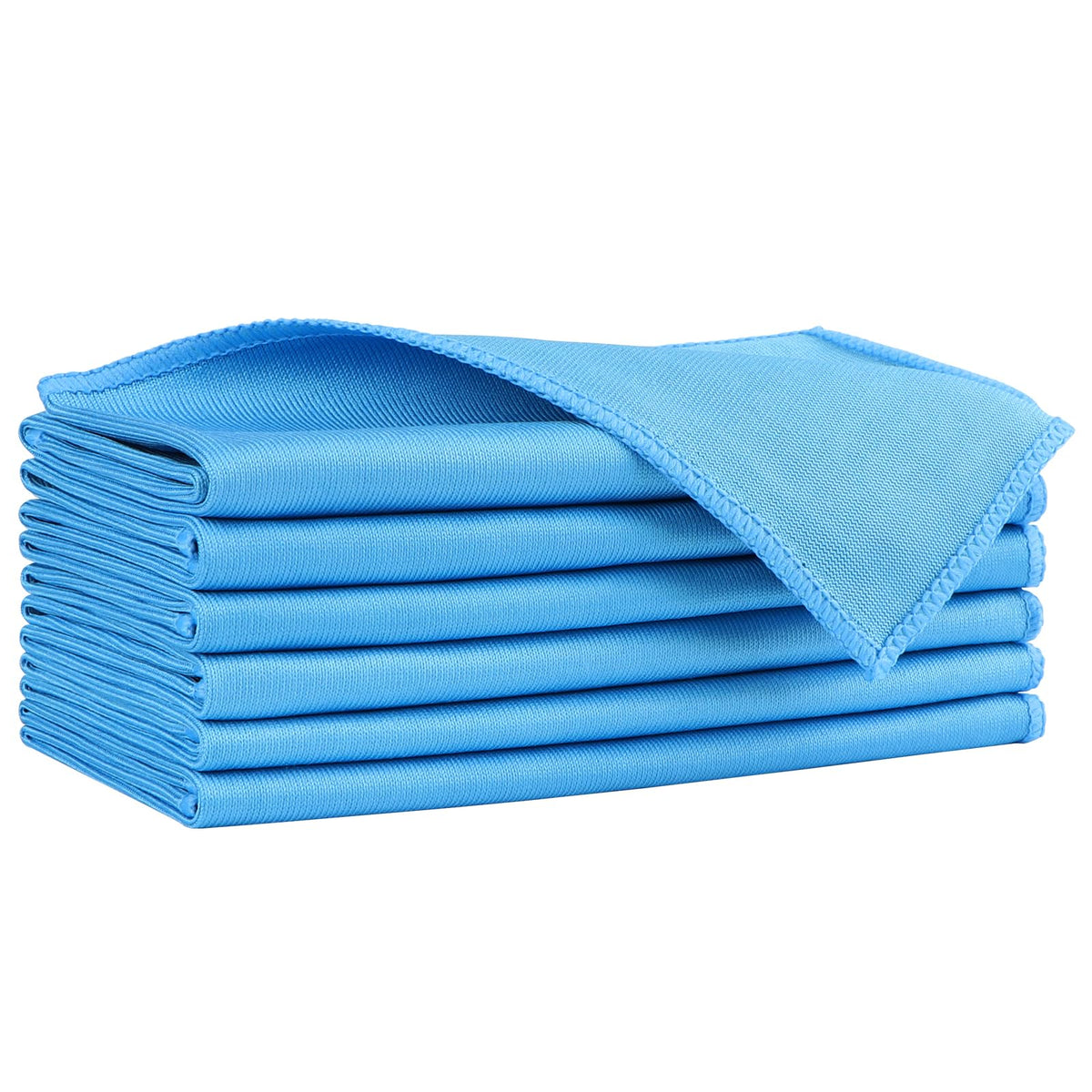HOMEXCEL Glass Cleaning Cloths 6PK, Streak Free Towel for Windows, 14x16in