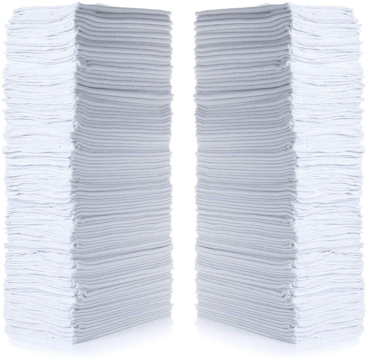 Simpli-Magic Cotton Shop Towels 14"x12" (145 Pack) – Reusable Cleaning Shop Rags for Automobiles, Industries, Garage and Homes (White)
