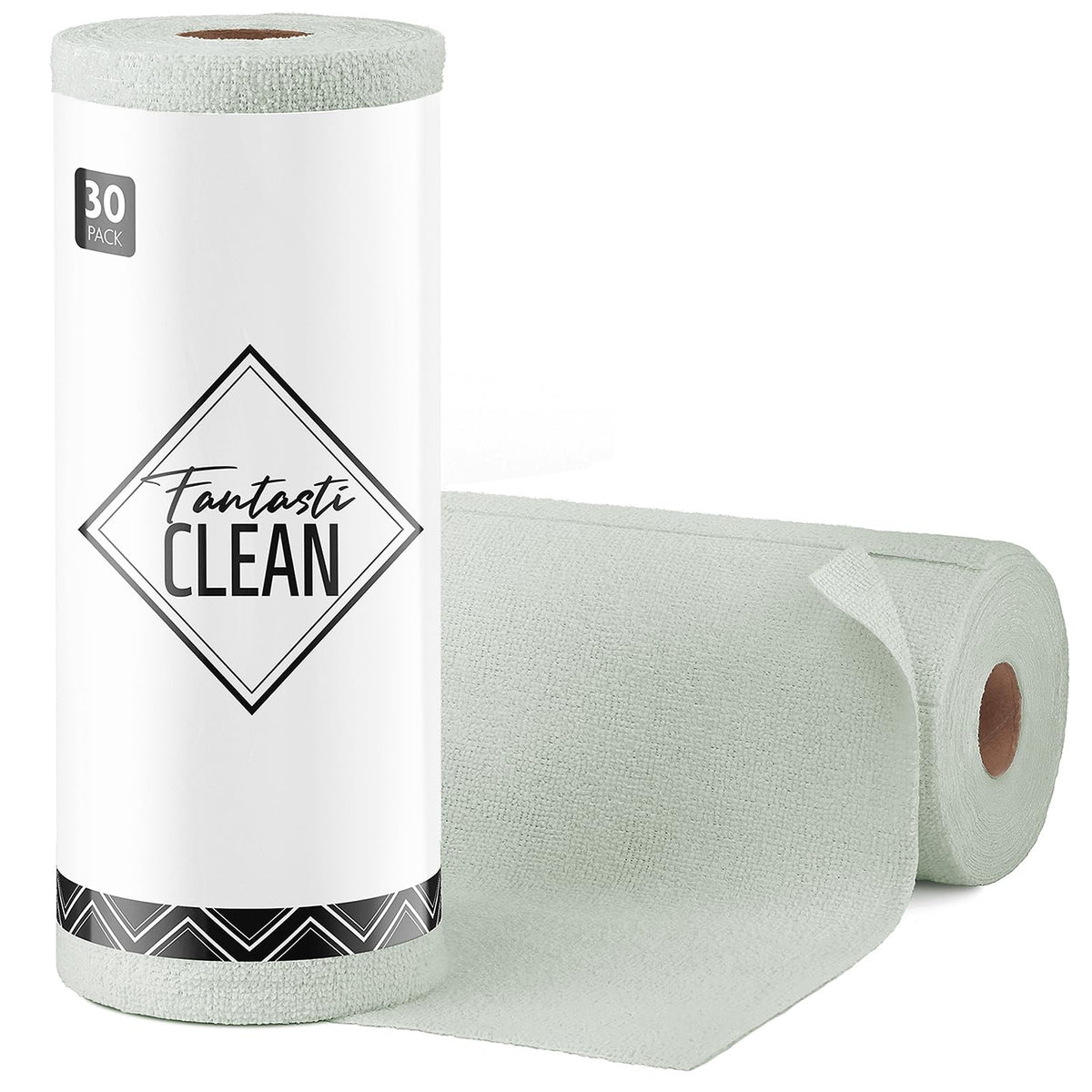 Fantasticlean Microfiber Cleaning Cloth Roll -75 Pack, 12" x 12" (Pink)