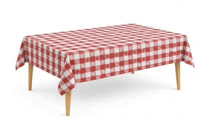Party Dimensions White Disposable Plastic Tablecloth for Rectangle Tables (12 Pack) Table Cloths for Parties, Events & Weddings, Indoors Outdoors, 54 x 108 inches, Plastic Table Cover