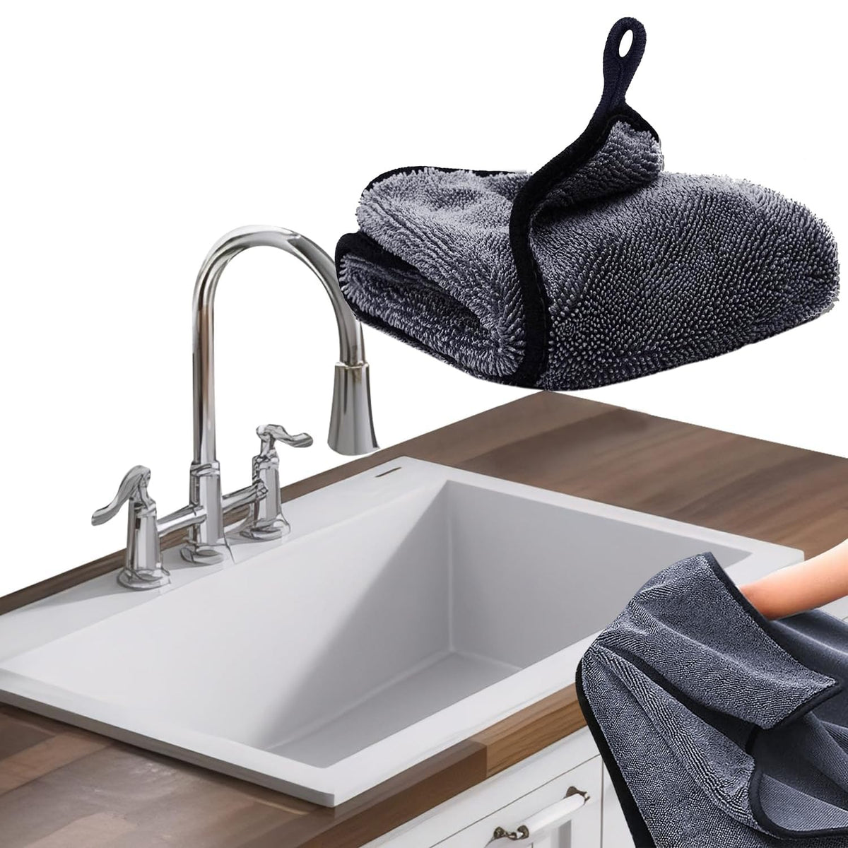 Shiny Cleaning Wipes, 3Pack Shiny Cloths Drying Towels,Shower Doors Drying Towels,16 * 16" Streak Free Glass Window Car Mirror Super Absorben Microfiber Cleaning Cloths