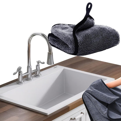 Shiny Cleaning Wipes, 3Pack Shiny Cloths Drying Towels,Shower Doors Drying Towels,16 * 16" Streak Free Glass Window Car Mirror Super Absorben Microfiber Cleaning Cloths