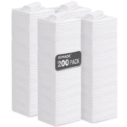 UNIMADE Microfiber Cleaning Cloth, 100PK Commercial Grade Work Rags