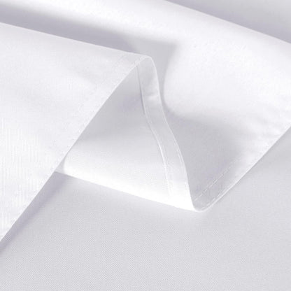 sancua 2 Pack White Table Cloth 60x102 Inch for 6 Feet Rectangle Tables