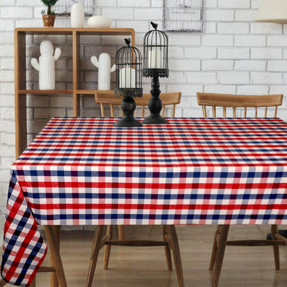 Urban Villa Tabletop Cover Kitchen Dining Tablecloth 100% Cotton Holiday Celebrations Wedding Dinner Parties White Rectangle 60X120 Inches 10-12 Seats Table Cloth