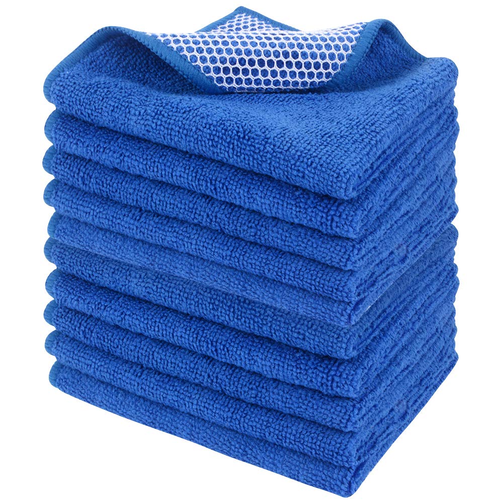 SINLAND Dish Cloth for Washing Dishes Kitchen Washcloth Cleaning Cloth