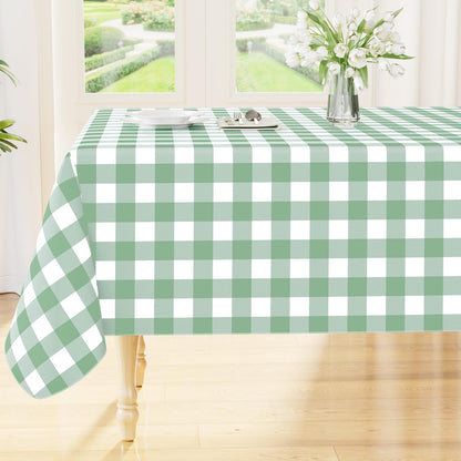 Smiry Fall Tablecloth, Flannel Backed Vinyl Table Cloth, 60"x84"