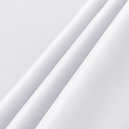 sancua 2 Pack White Table Cloth 60x102 Inch for 6 Feet Rectangle Tables