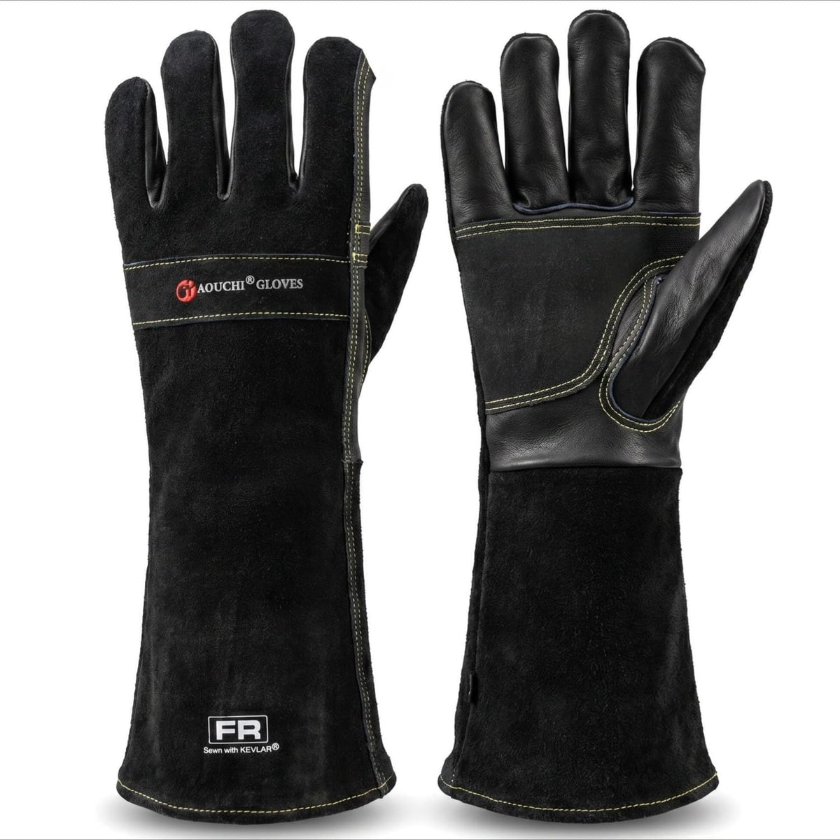 Welding Gloves -Long Sleeve Fireproof and Heat Resistant 15IN L
