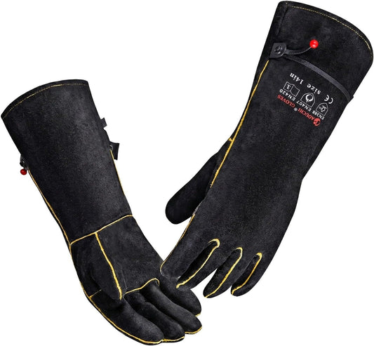 932℉ Heat Resistant Leather Welding Gloves for Men & Women