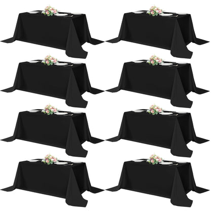 sancua Rectangle Tablecloth, 60 x 84 Inch, White