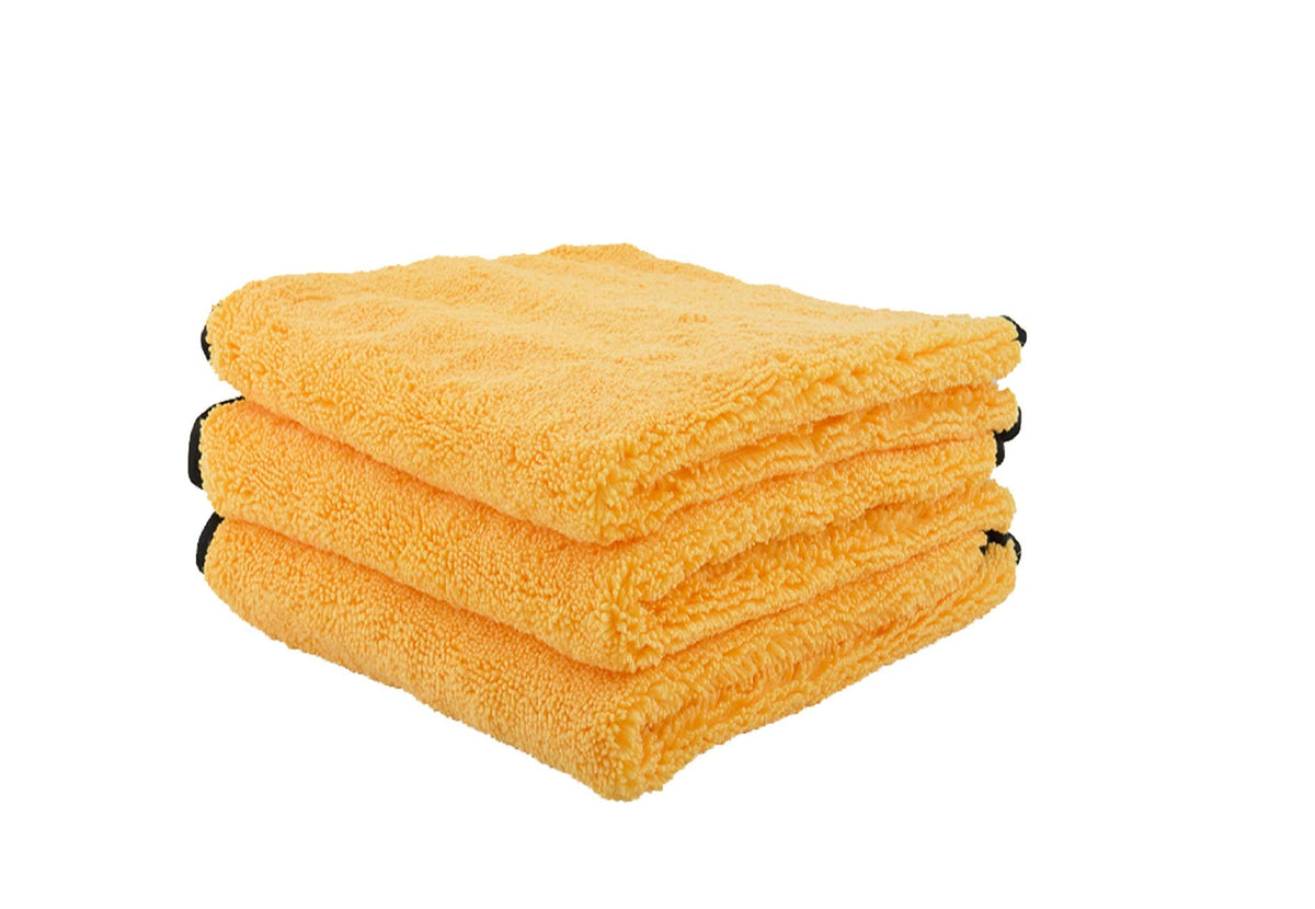Chemical Guys, Professional Microfiber Towels, 16 x 16 in, Blue, 3 Pack