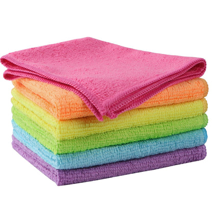 Orighty Microfiber Cleaning Cloth, Cleaning Rags, 12 Pack, 12x11 in