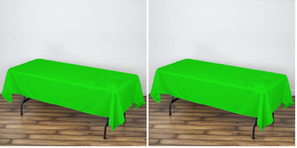 AK TRADING CO. 60 x 102-Inch Rectangular Polyester Tablecloth - Made in USA - Wrinkle-Resistant, Flame Retardant, Durable Party Table Cover, Banquet Tablecloth, Wedding Table Cover - Orange